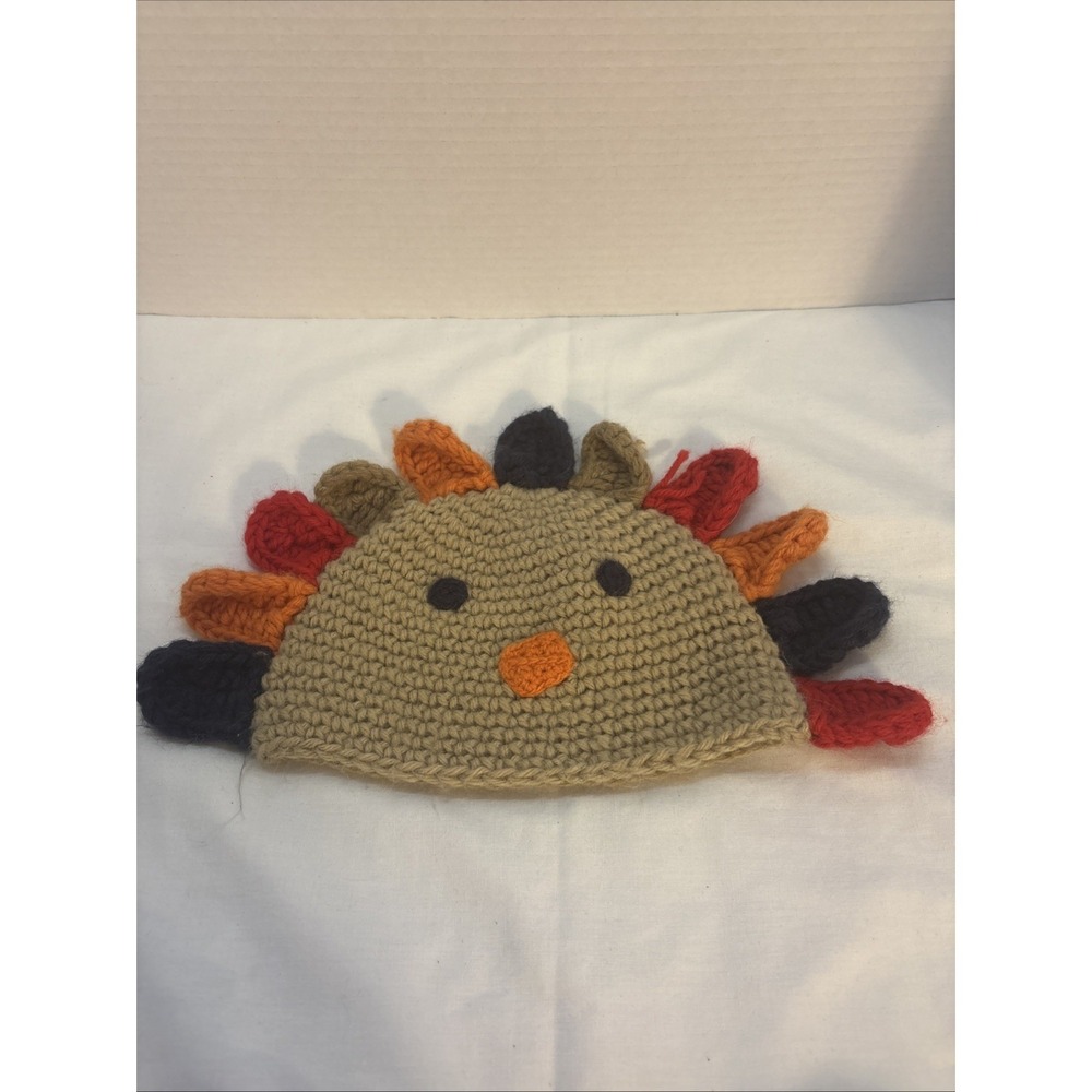 Carter's Baby Toddler Thanksgiving Turkey Hat‎ Cap Beanie Holidays One Size